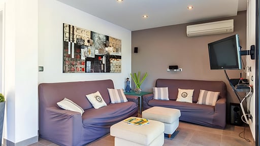 Beach Villa Cosins 1 Mel Living room