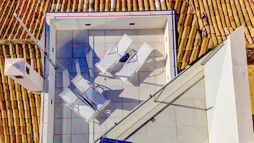 Beachfront Apartment Migjorn Cel Terrace/Veranda