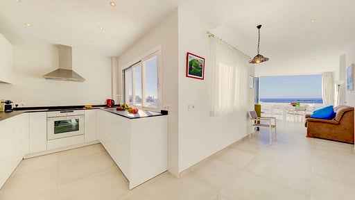 Beachfront Apartment Migjorn Cel Kitchen