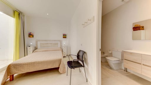 Beachfront Apartment Migjorn Playa Bedroom 1