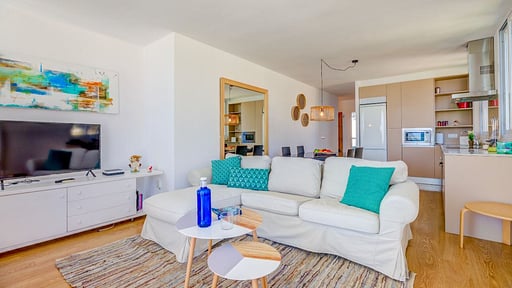 Beachfront Apartment Sivella Living room