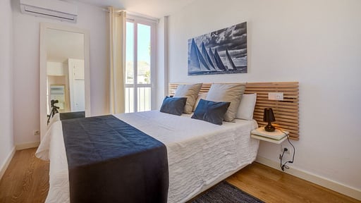 Beachfront Apartment Sivella Bedroom 1