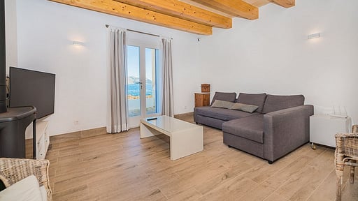 Beachfront Villa Es Clot Living room