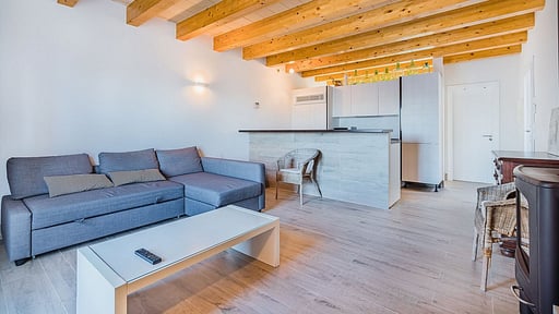 Beachfront Villa Es Clot Living room