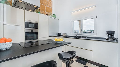 Beachfront Villa Es Clot Kitchen