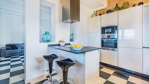 Beachfront Villa Es Clot Kitchen