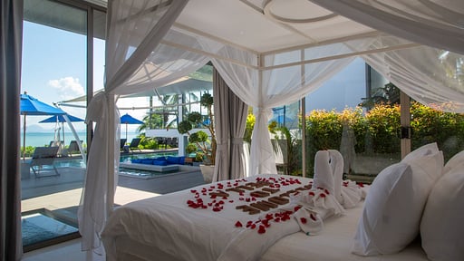 Bella Samui Beach Villa Dormitorio 1