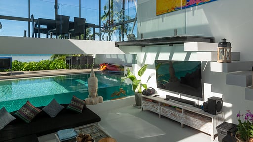 Bella Samui Beach Villa Salón