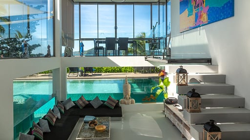 Bella Samui Beach Villa Salón