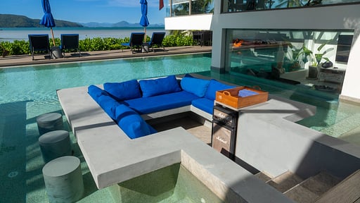 Bella Samui Beach Villa Terraza/balcón