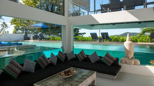 Bella Samui Beach Villa Salón