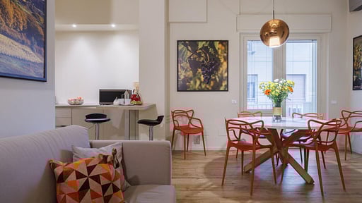 Betty Charming Apartment Woonkamer