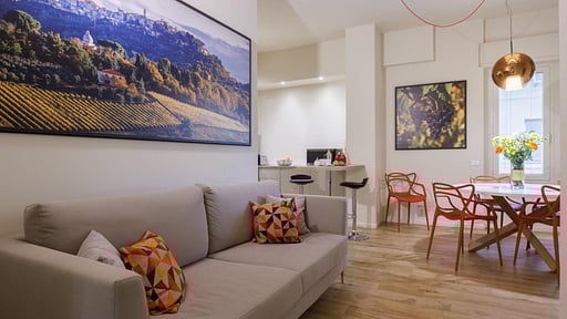 Betty Charming Apartment Woonkamer