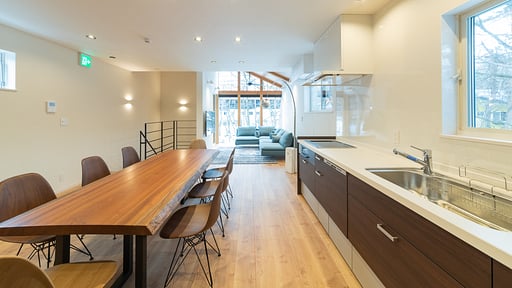 Black Crane Chalet Kitchen