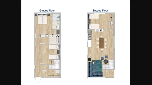 Black Crane Chalet Floor plan
