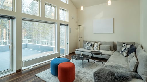 Blue Heron Chalet Living room