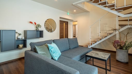 Blue Heron Chalet Living room