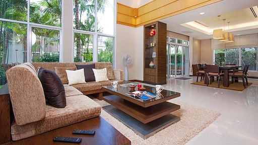 Blue Lagoon Villa 2 Woonkamer