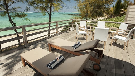 Blue Moon Villa Terrasse/Veranda