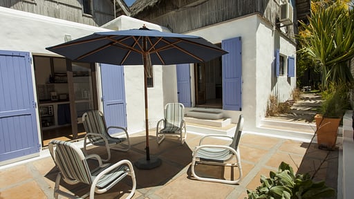 Blue Moon Villa Terrasse/Veranda