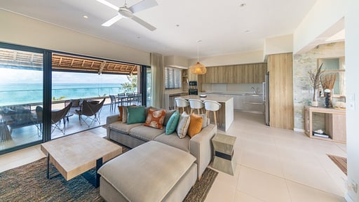 Blue Nest Penthouse Wohnbereich