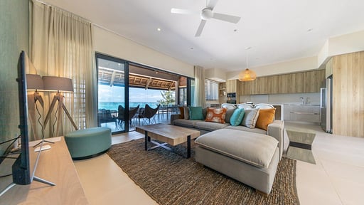 Blue Nest Penthouse Wohnbereich