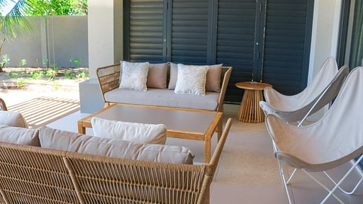 Blue Nest Premium Apartment Terras/Veranda