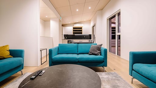 Blue River Chalet Living room