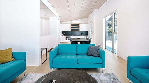 Blue River Chalet Living room