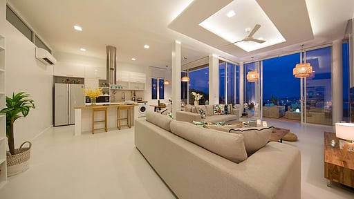 Blue Sea Villa Living room