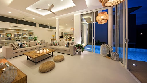 Blue Sea Villa Living room