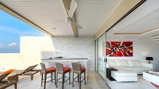 Villa Blue Sky Bar im Freien