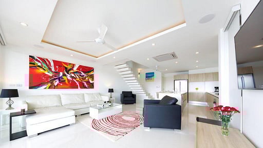 Villa Blue Sky Wohnbereich