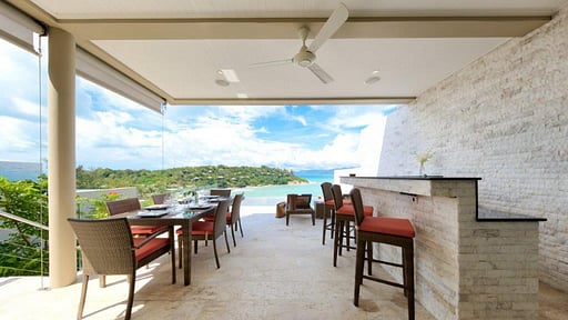 Villa Blue Sky Bar im Freien