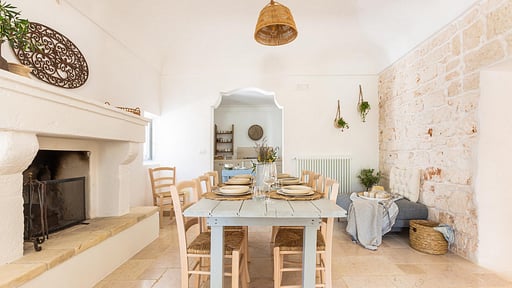 Borgo Treffe Villa Dining area