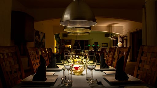 Bougainvillea Retreat Dining area