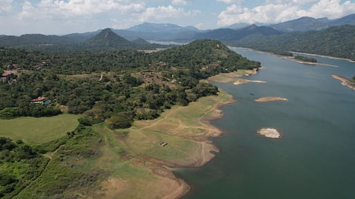 Bougainvillea Retreat Drone pictures