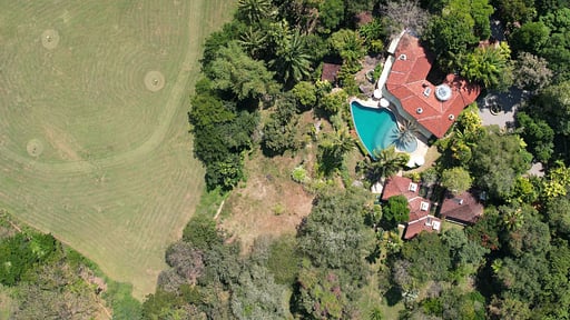 Bougainvillea Retreat Drone pictures