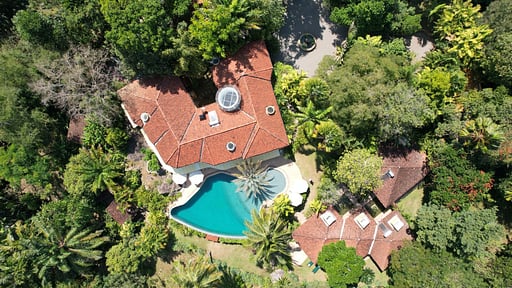 Bougainvillea Retreat Drone pictures