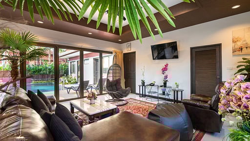 Boutique Resort Villa 4 Living room