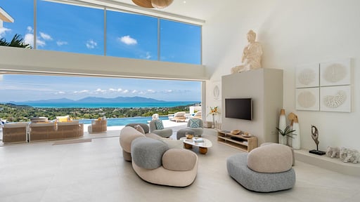 Bow Villa Bophut Living room