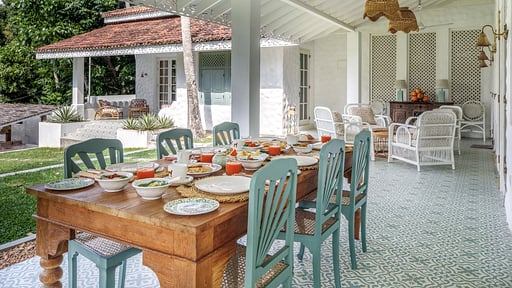 Braganza House Dining area