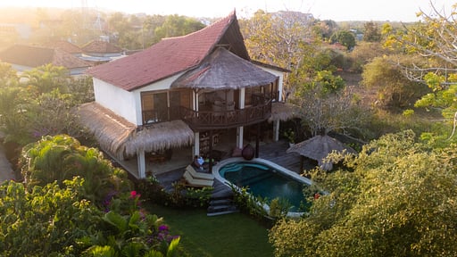 Breezy Flamboyant Villa Drone pictures