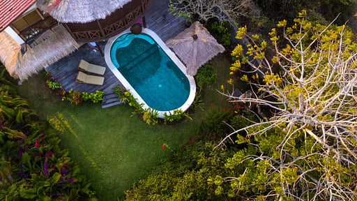 Breezy Flamboyant Villa Drone pictures
