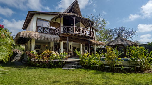 Breezy Flamboyant Villa Drone pictures