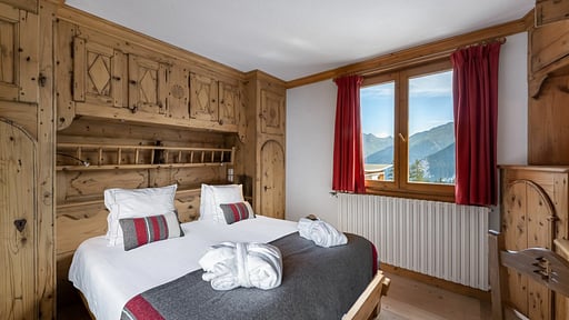 Chalet Bulle de Neige Schlafzimmer 1