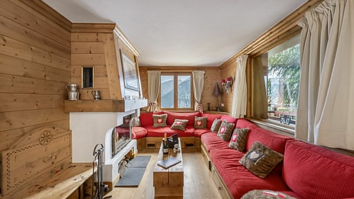 Chalet Bulle de Neige Wohnbereich