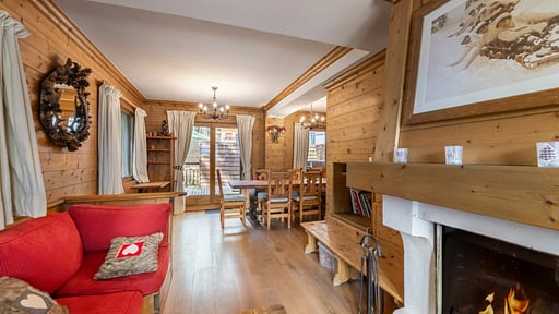 Chalet Bulle de Neige Wohnbereich