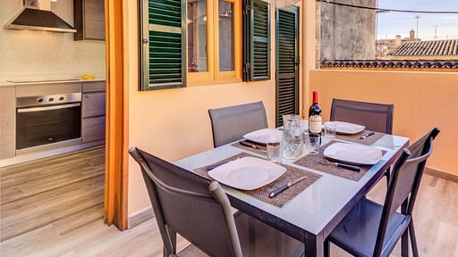 Ca Sa Pollensina Dining area