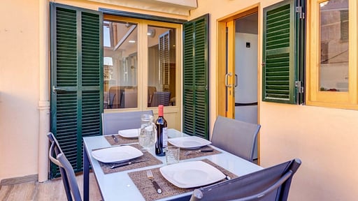 Ca Sa Pollensina Dining area